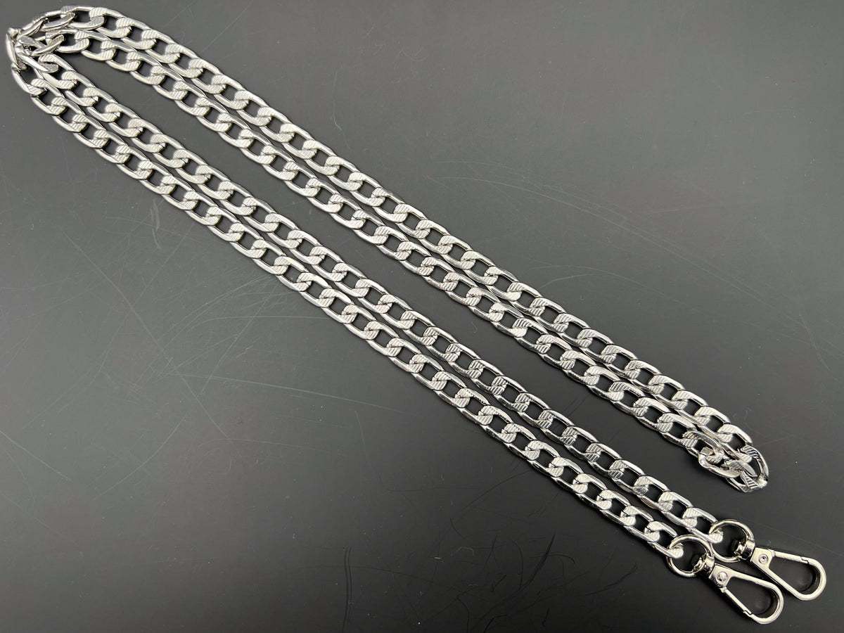 Catena metallo borse Myla 120cm mm14x10 con ganci