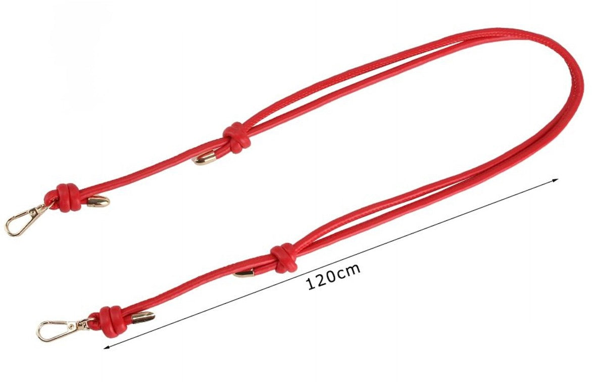 Tracolla Regolabile in Ecopelle con Moschettoni 120cm