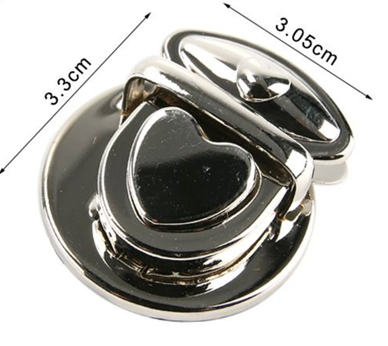 Chiusura Farfalla a Girello per Borse Handmade – Chiusura Metallica Decorativa Oro o Argento