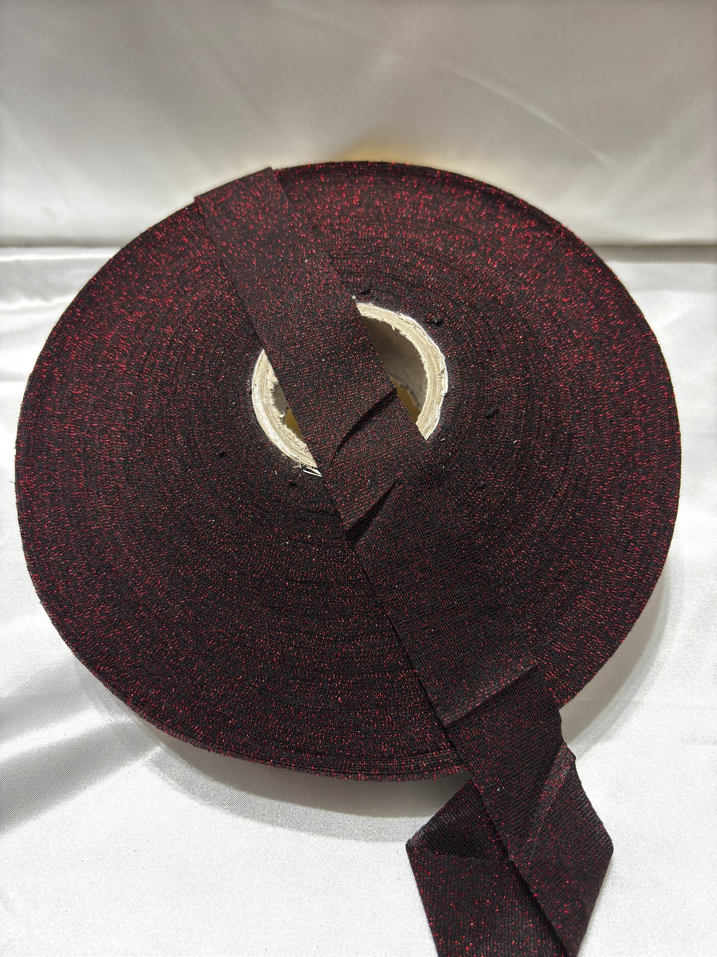 Fettuccia Pizza Lurex Nero/Bordeaux 380 Grammi.