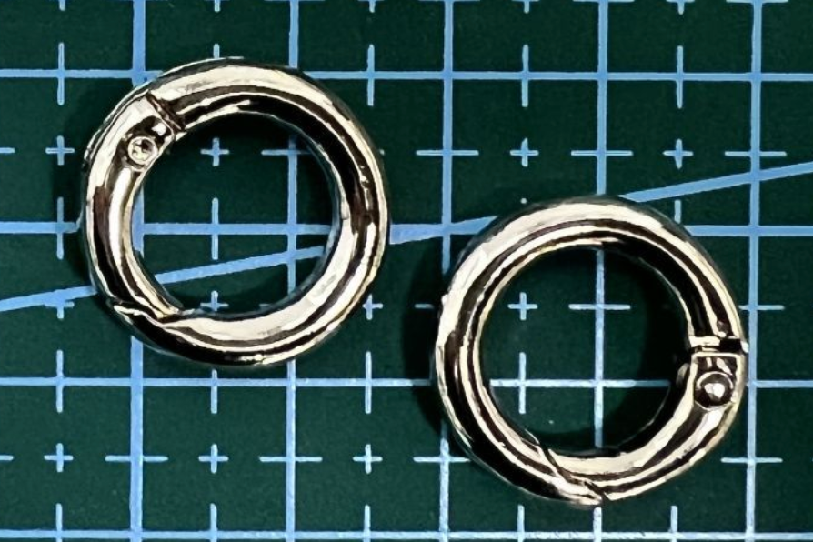 Moschettone Rotondo a Scatto 0,38mmx1.2cmx2cm 2pz