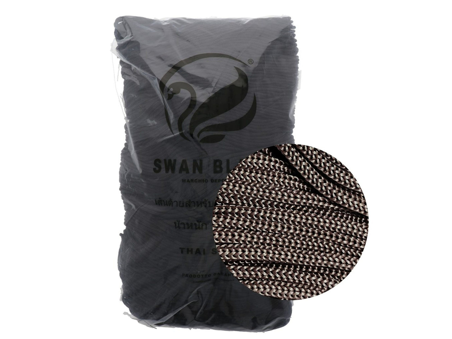 Cordino Swan Black 500g da 2mm