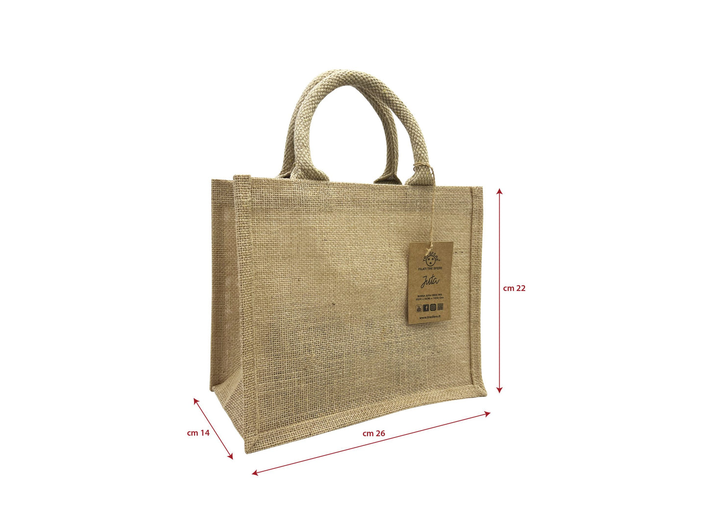 Borsa Juta Naturale