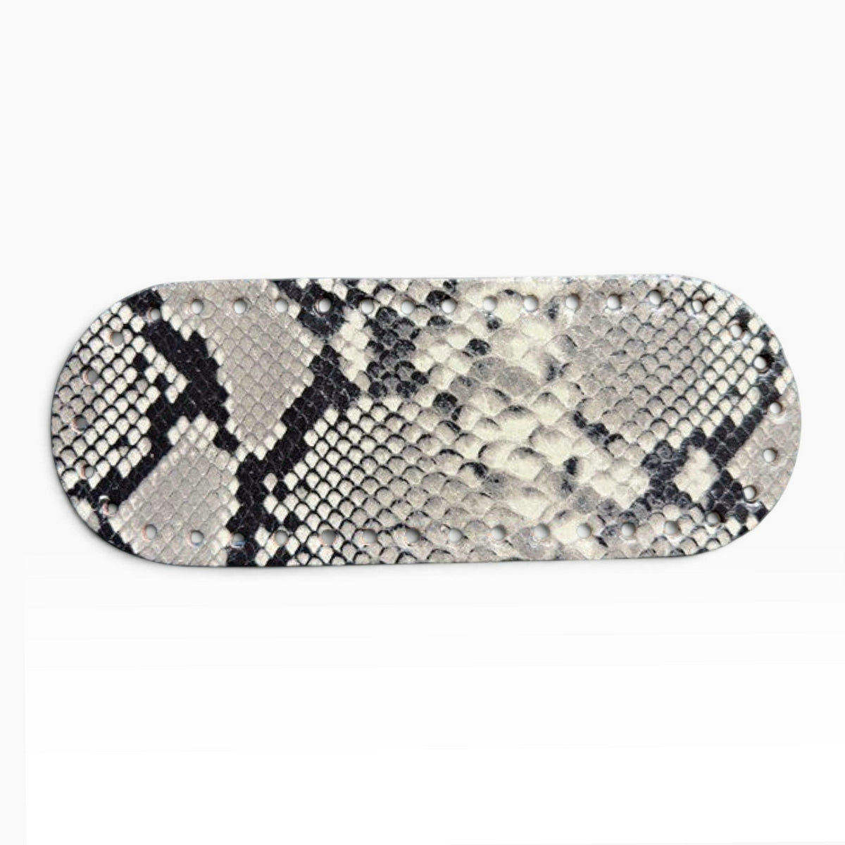 Fondo ovale preforato per borse 22x8 cm effetto cocco, pitonate, animalier e fantasie decorative
