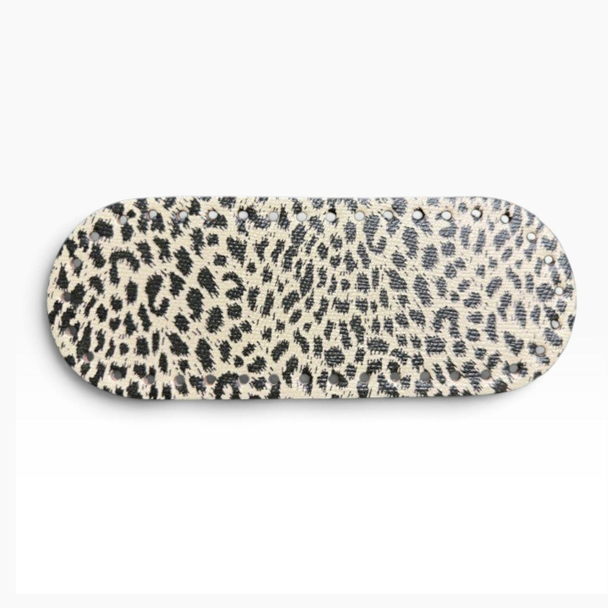 Fondo ovale preforato per borse 22x8 cm effetto cocco, pitonate, animalier e fantasie decorative