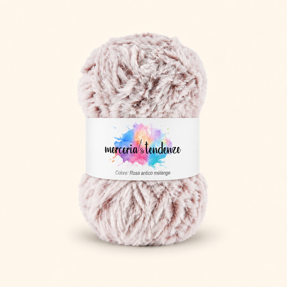 Filato Pelliccia Soft - Rosa antico mélange
