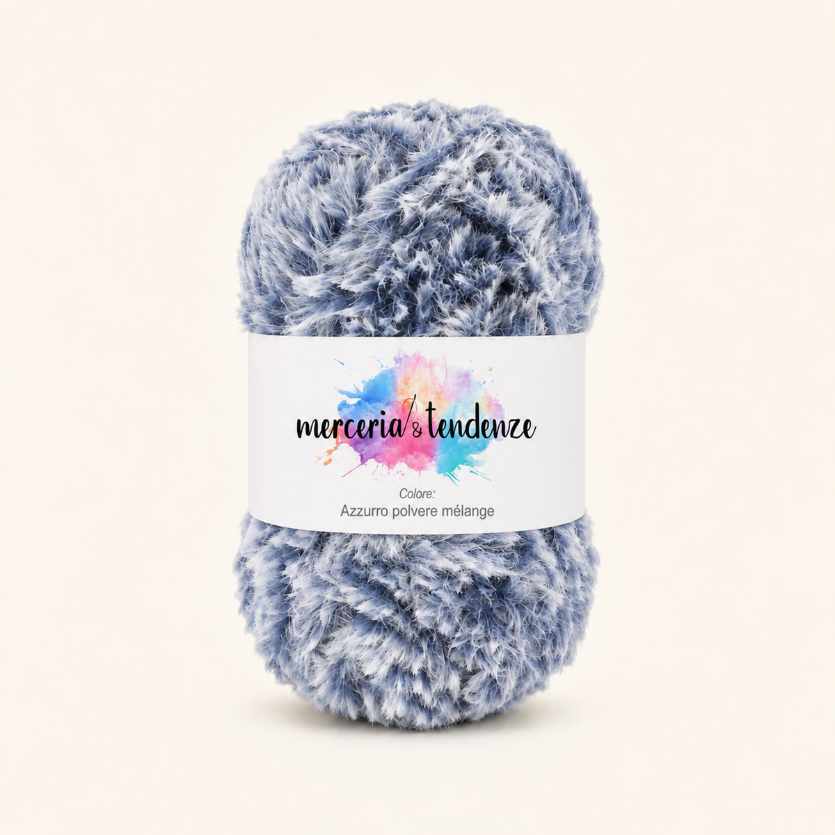 Filato Pelliccia Soft - Azzurro polvere mélange