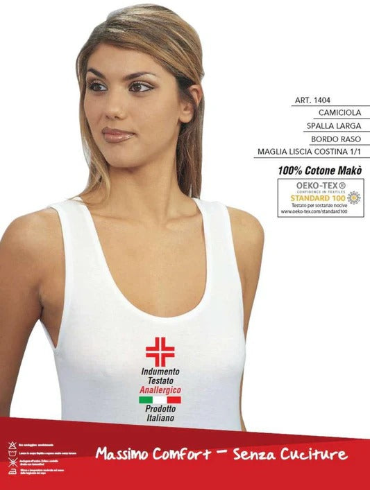 Canotta donna Leable con spalla larga Art. 1542