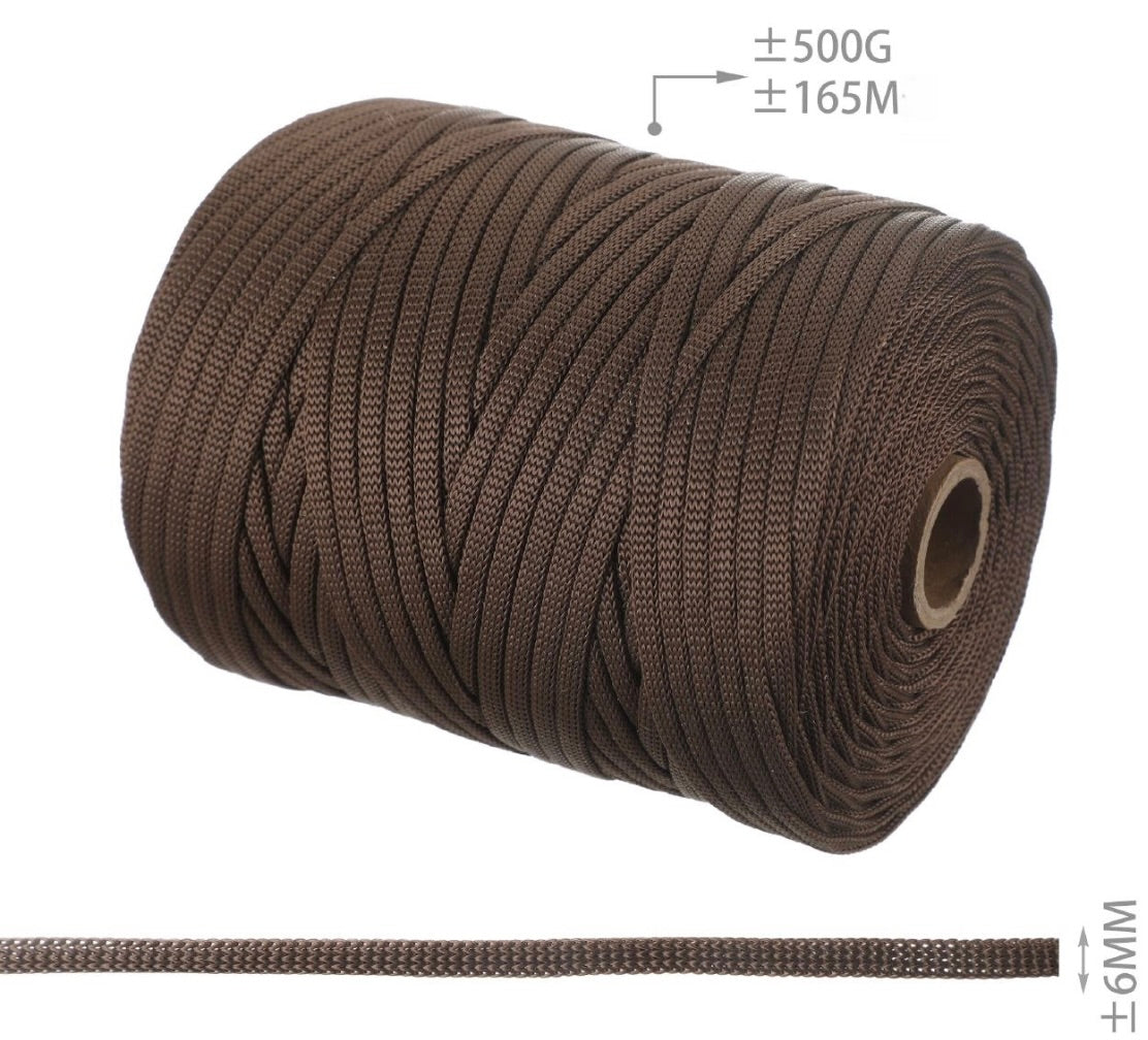 FETTUCCIA PIATTA PER BORSE 6mm
