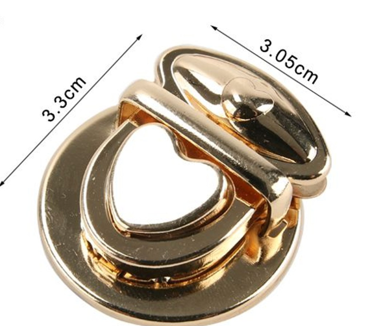 Chiusura Farfalla a Girello per Borse Handmade – Chiusura Metallica Decorativa Oro o Argento