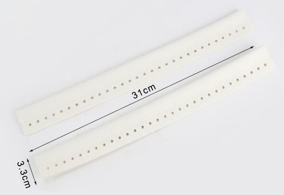 Copri Clutch 31 cm con Fori 2pz – Manico Rivestito per Borse  (Vari Colori)