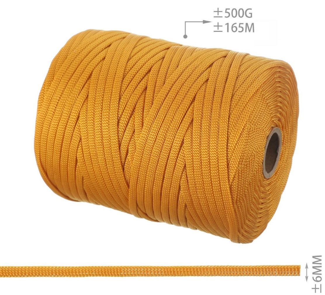FETTUCCIA PIATTA PER BORSE 6mm
