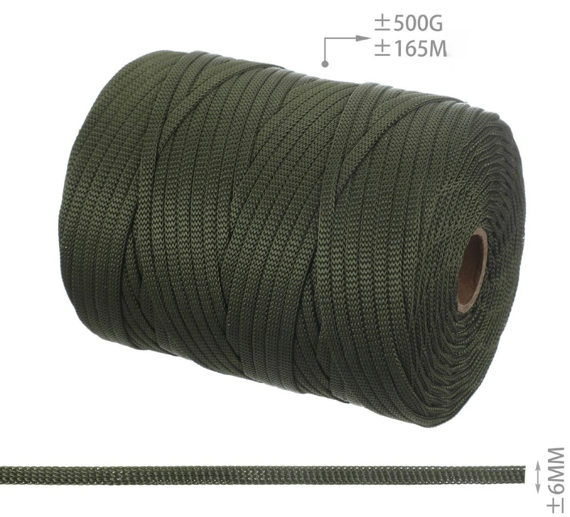 FETTUCCIA PIATTA PER BORSE 6mm