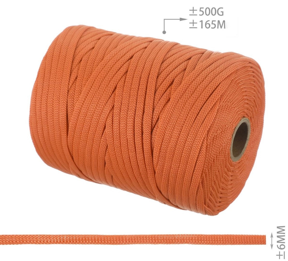 FETTUCCIA PIATTA PER BORSE 6mm