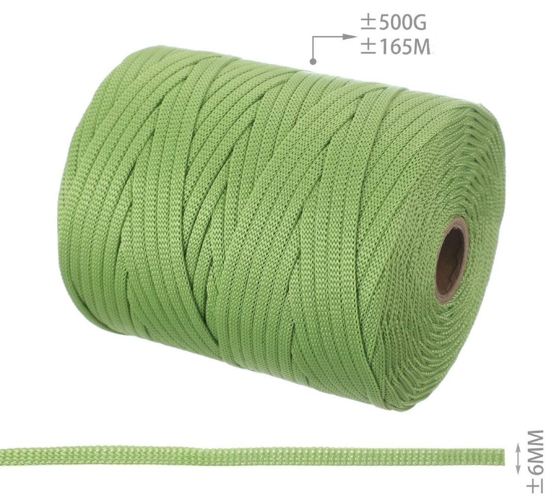 FETTUCCIA PIATTA PER BORSE 6mm