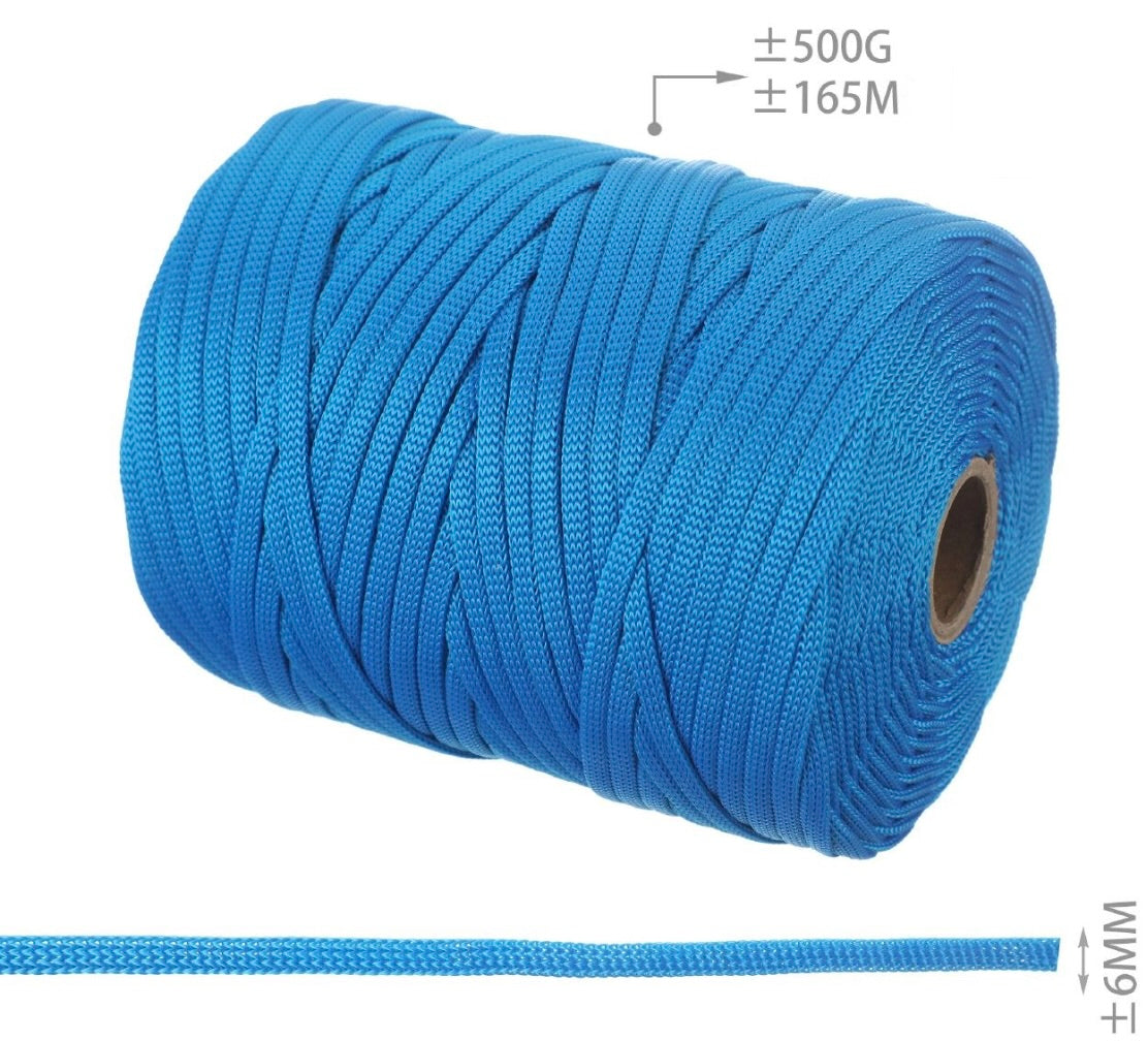 FETTUCCIA PIATTA PER BORSE 6mm