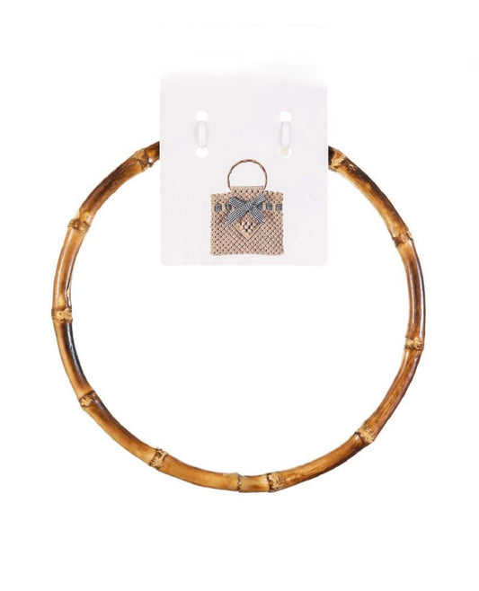 Manico in Bamboo circolare da 16cm 841396