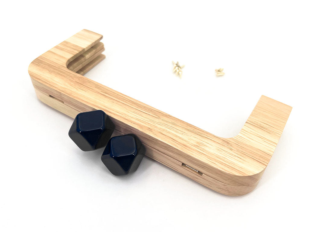 Manico per Borsa in Legno CM 20X8