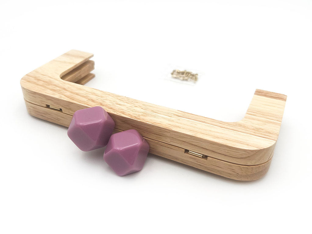 Manico per Borsa in Legno CM 20X8