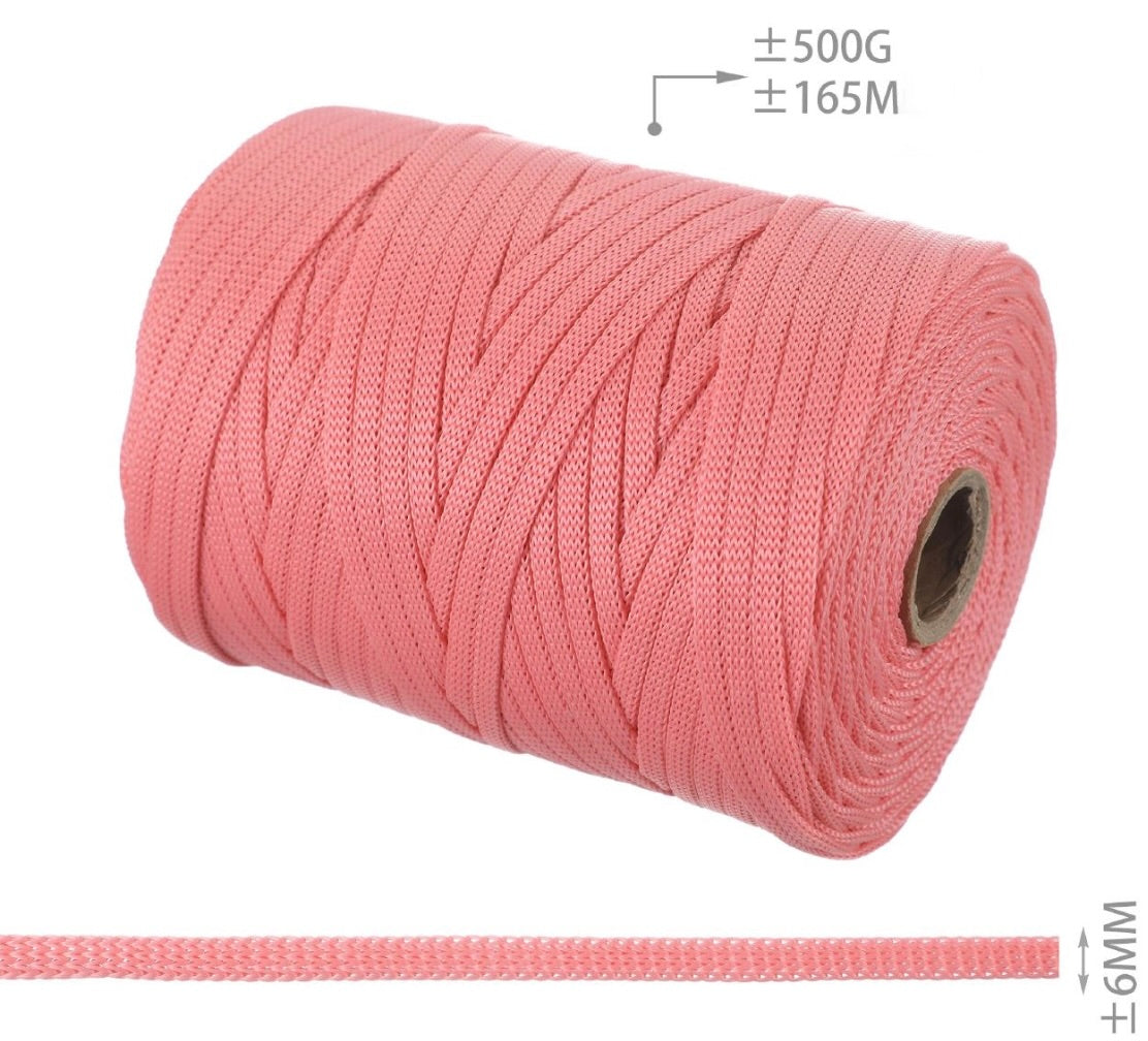 FETTUCCIA PIATTA PER BORSE 6mm
