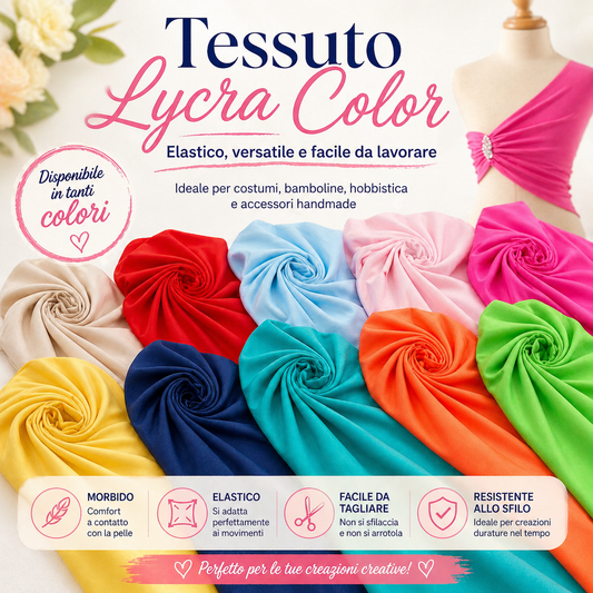Tessuto in Lycra 50*50
