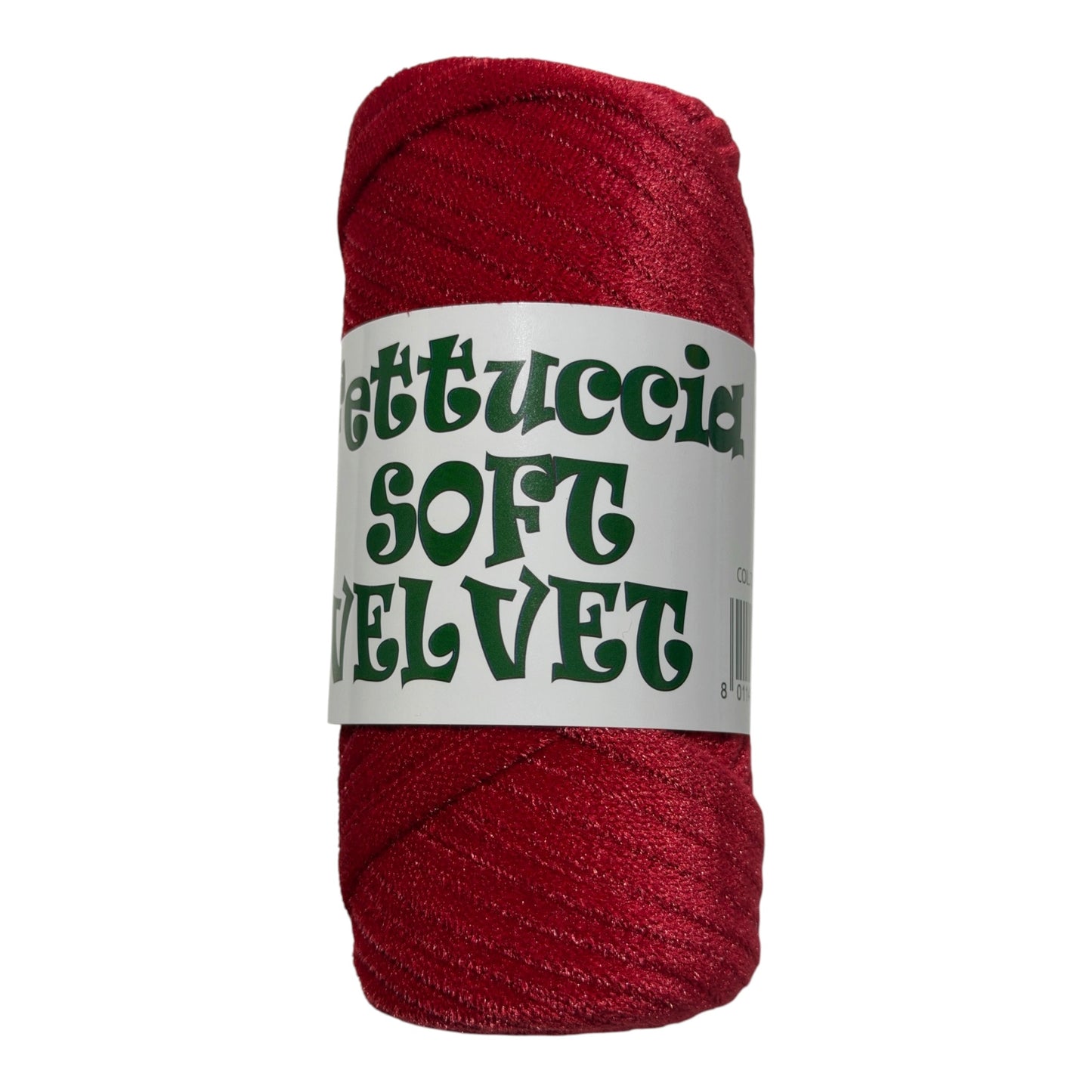 Fettuccia Soft Velvet – Fettuccia Effetto Velluto per Borse e Accessori Uncinetto  92% Poliestere – 8% Elastan | 200g – 42m circa | Ferri 7-9 / Uncinetto 10-12