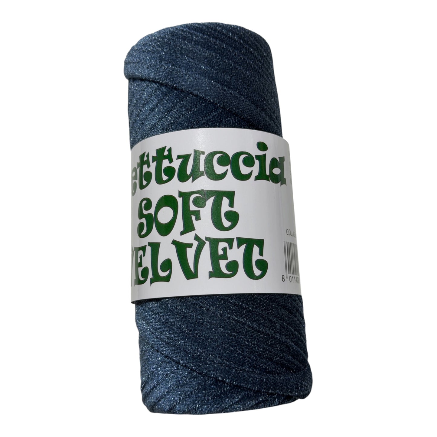 Fettuccia Soft Velvet – Fettuccia Effetto Velluto per Borse e Accessori Uncinetto  92% Poliestere – 8% Elastan | 200g – 42m circa | Ferri 7-9 / Uncinetto 10-12