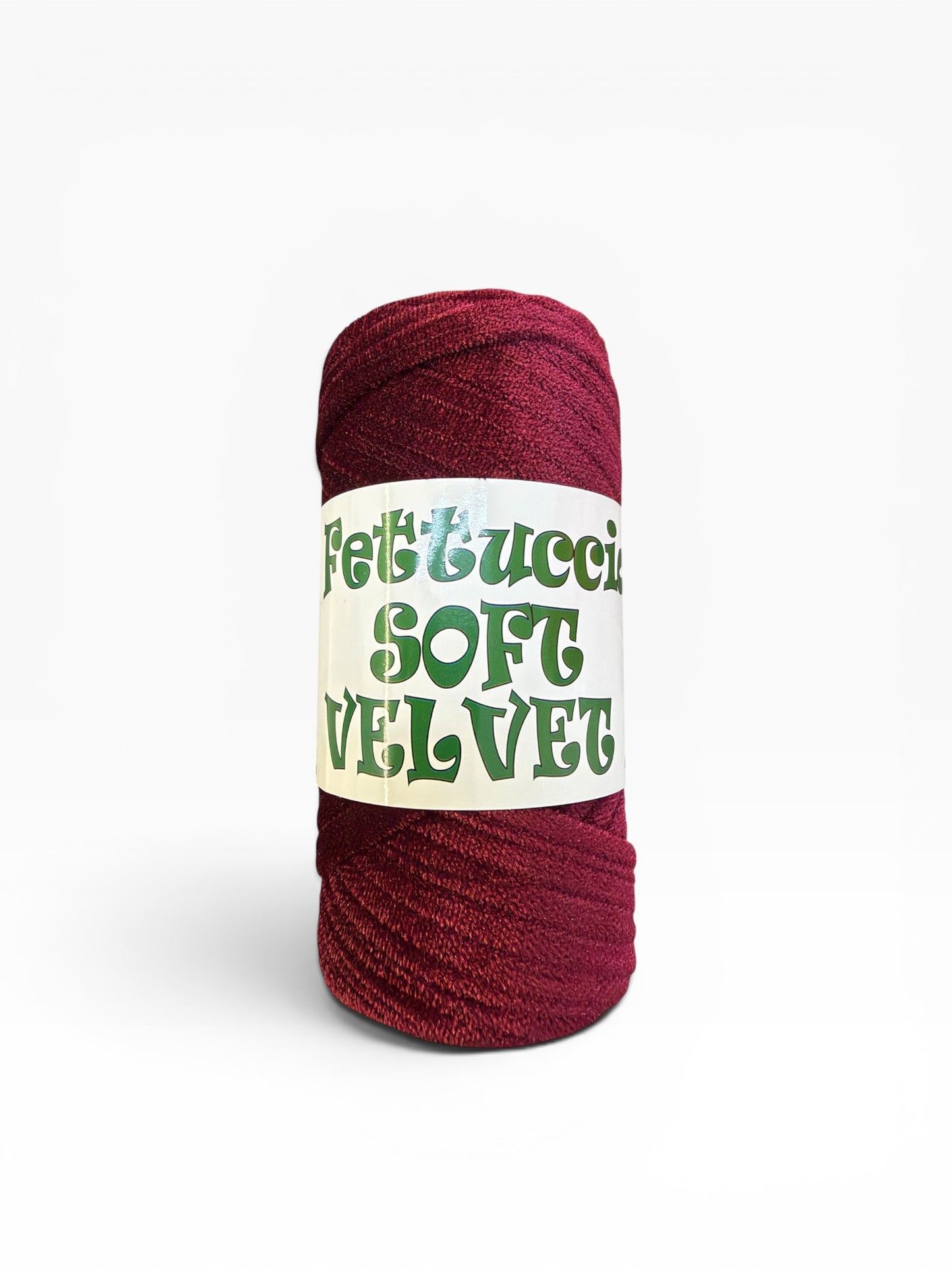 Fettuccia Soft Velvet – Fettuccia Effetto Velluto per Borse e Accessori Uncinetto  92% Poliestere – 8% Elastan | 200g – 42m circa | Ferri 7-9 / Uncinetto 10-12