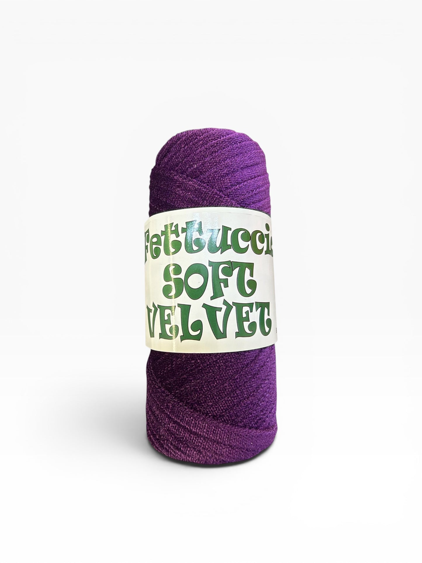 Fettuccia Soft Velvet – Fettuccia Effetto Velluto per Borse e Accessori Uncinetto  92% Poliestere – 8% Elastan | 200g – 42m circa | Ferri 7-9 / Uncinetto 10-12