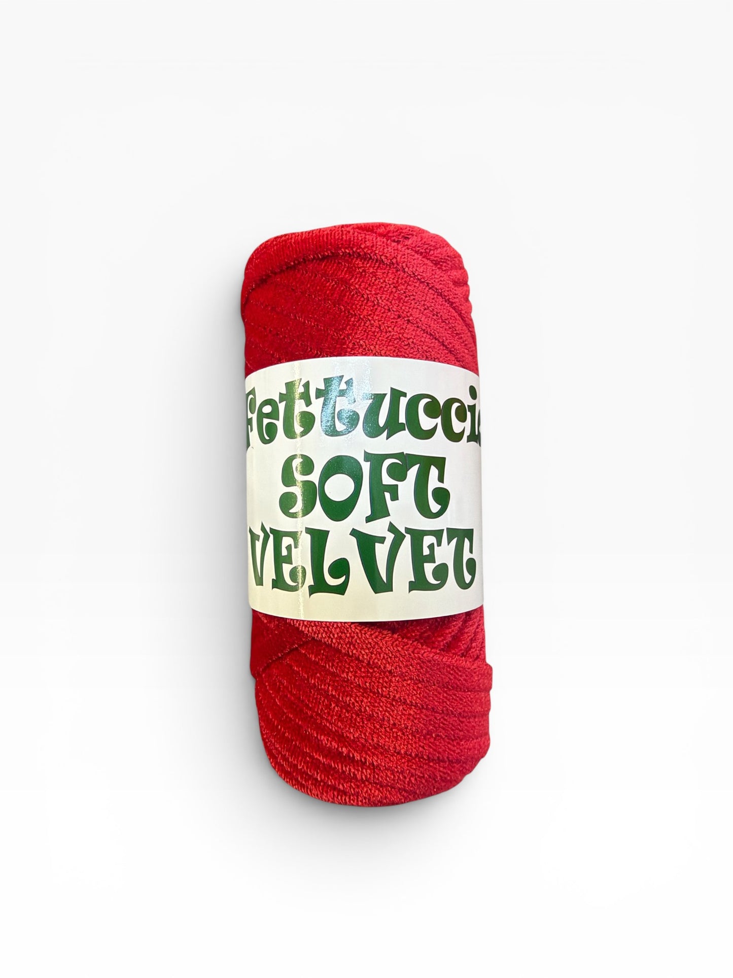 Fettuccia Soft Velvet – Fettuccia Effetto Velluto per Borse e Accessori Uncinetto  92% Poliestere – 8% Elastan | 200g – 42m circa | Ferri 7-9 / Uncinetto 10-12