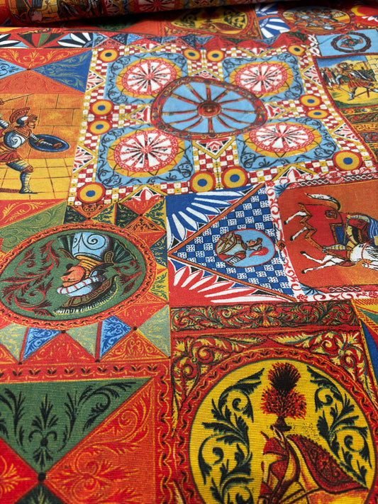 Panama Fabric Sicilian Pattern 50*140