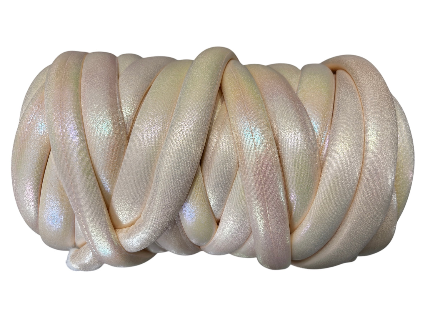 Filo Grosso Effetto Metallizzato(Marshmallow) per la creazione di borse 500g