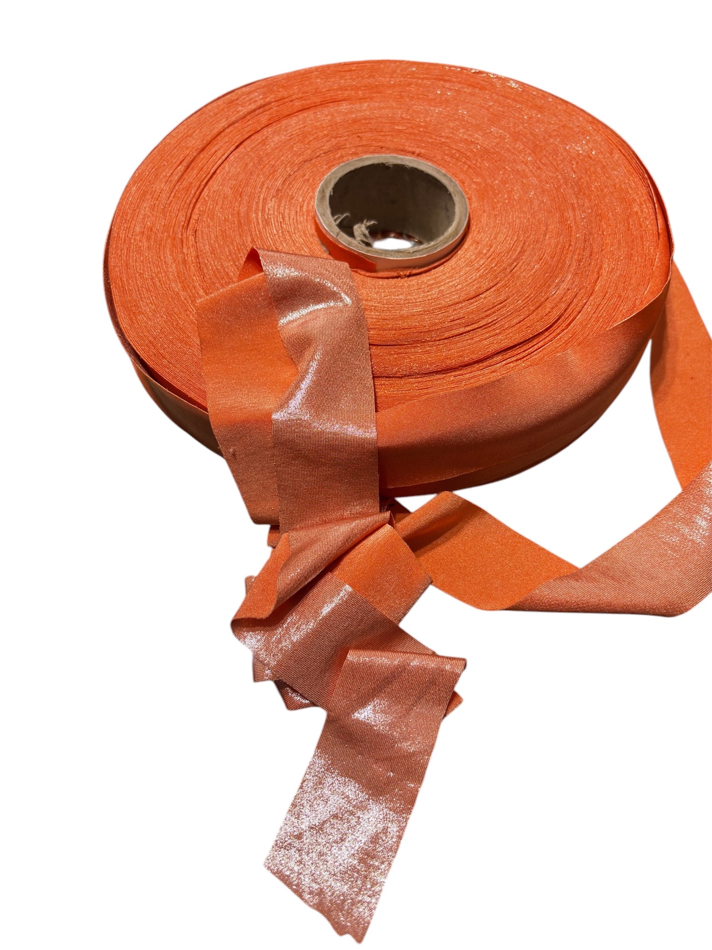 Cinta para pizza de lycra y lurex color salmón (460 gramos)
