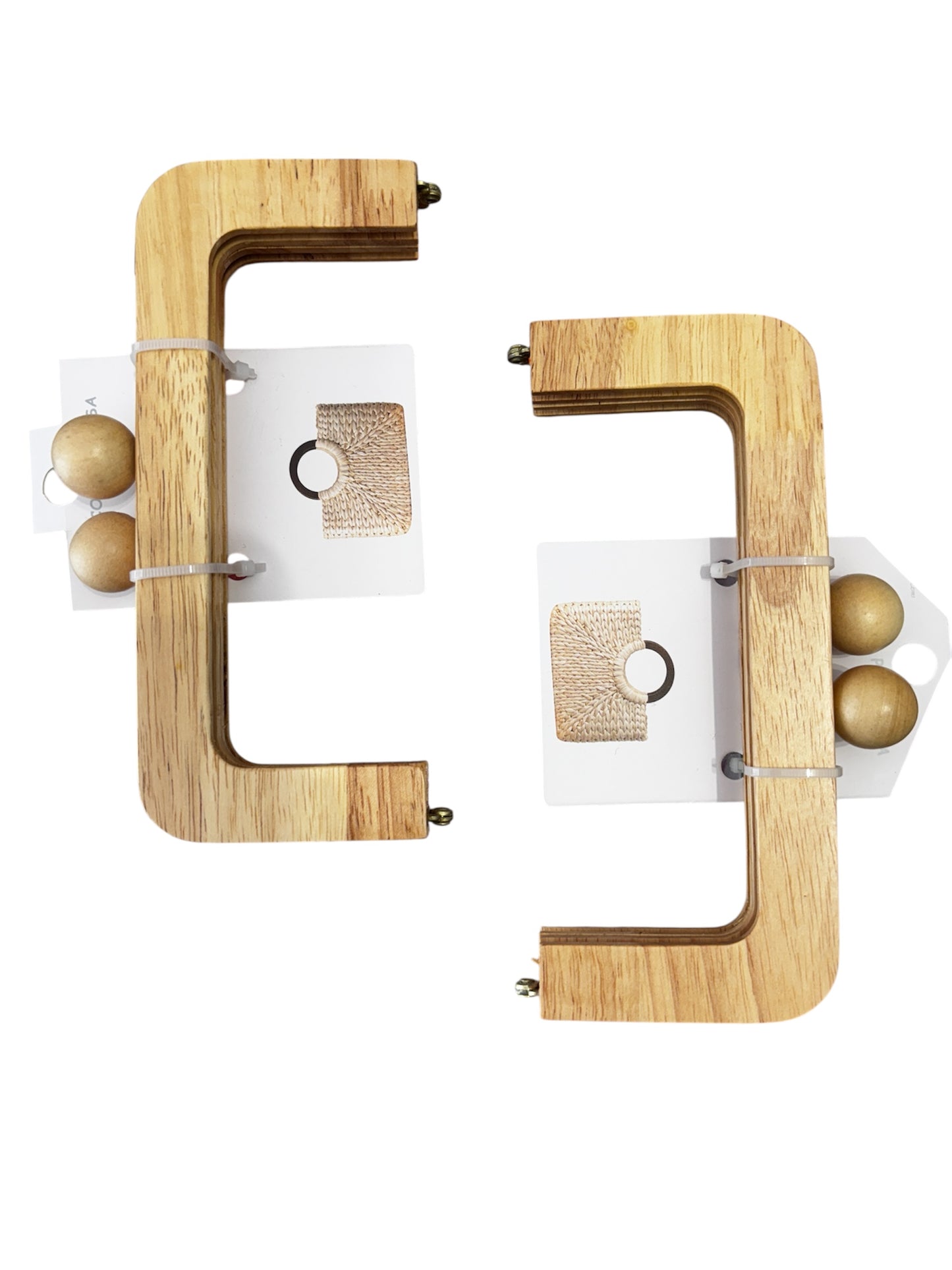 Manico per Borsa in Legno CM 20X8