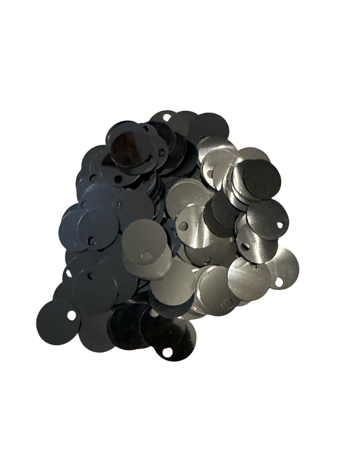 Paillettes Lisce per Borse e Creazioni - Misura ⌀ 2,5 - pacco da 20g con  100 pz CIRCA