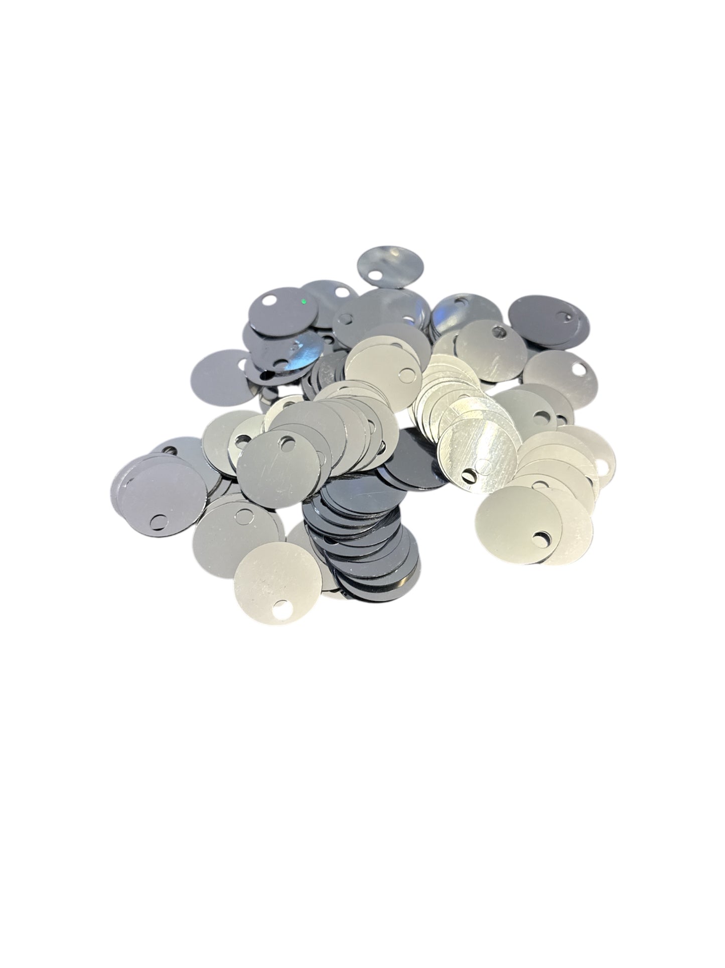 Paillettes Lisce per Borse e Creazioni - Misura ⌀ 2,5 - pacco da 20g con  100 pz CIRCA