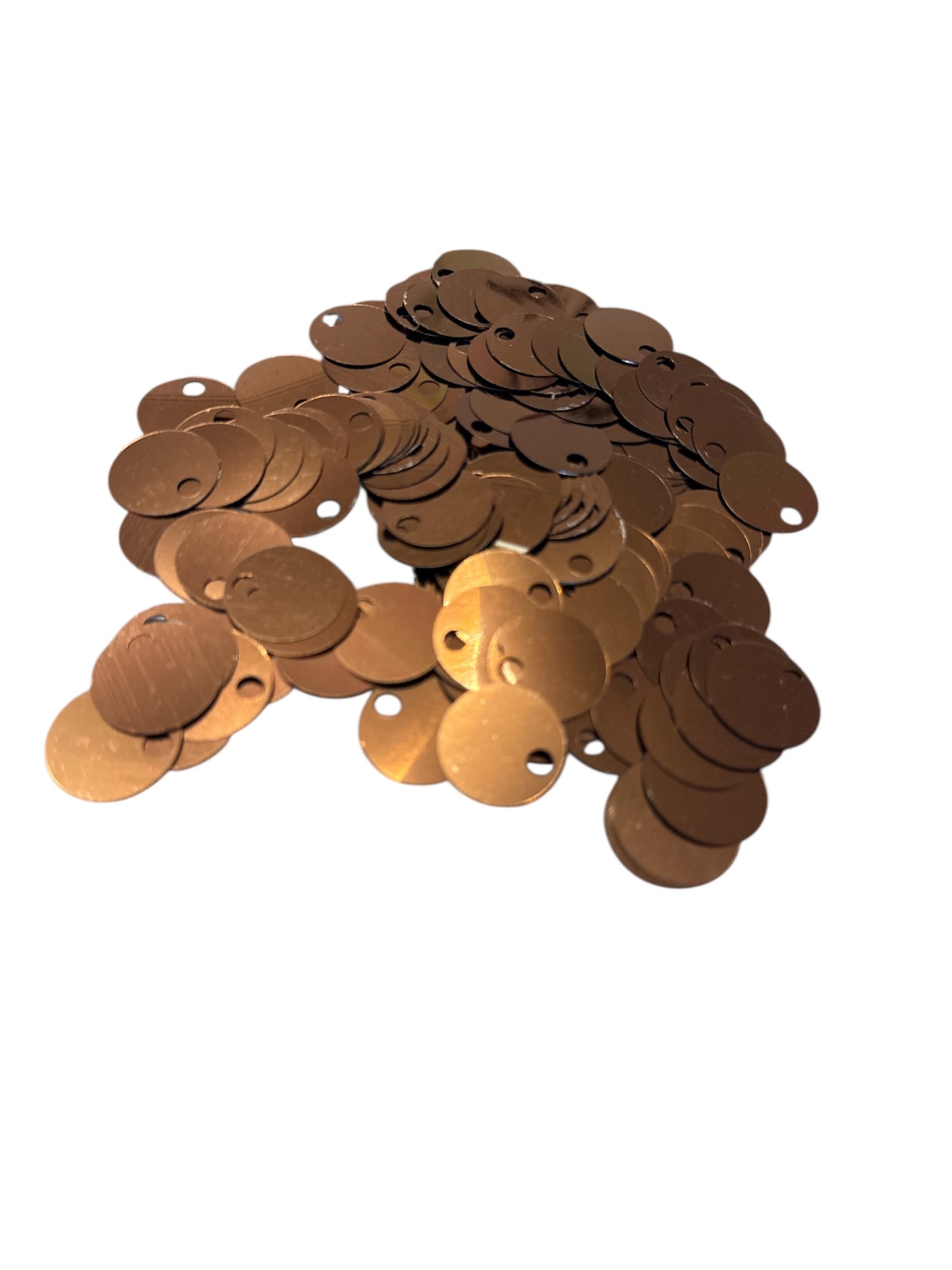 Paillettes Lisce per Borse e Creazioni - Misura ⌀ 2,5 - pacco da 20g con  100 pz CIRCA