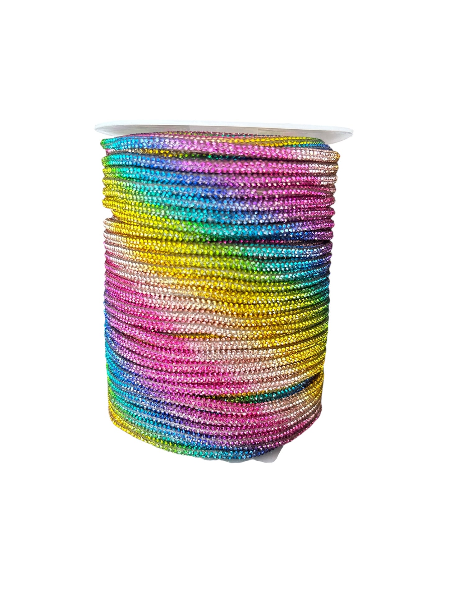 Cordino in Silicone con Strass 5 Metri
