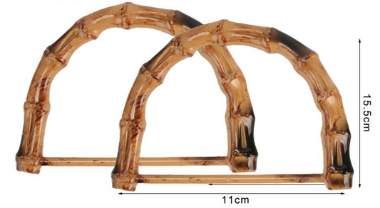 Manici per Borsa Effetto Bamboo 11x15,5 cm 2pz 16328