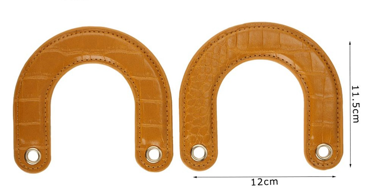 Coppia di Manici in ecopelle 12X11.5 2pz