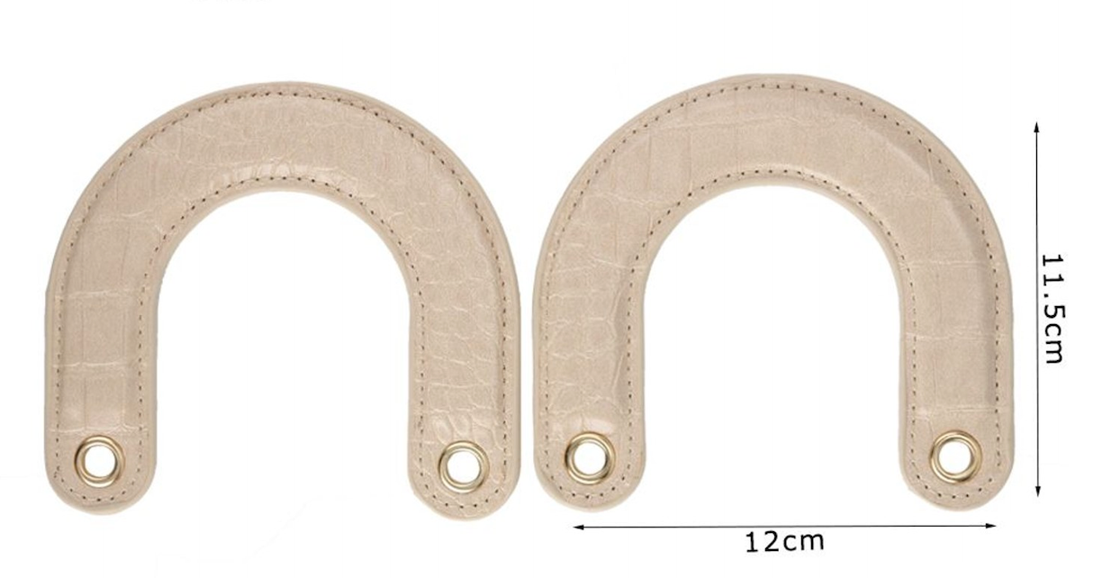 Coppia di Manici in ecopelle 12X11.5 2pz
