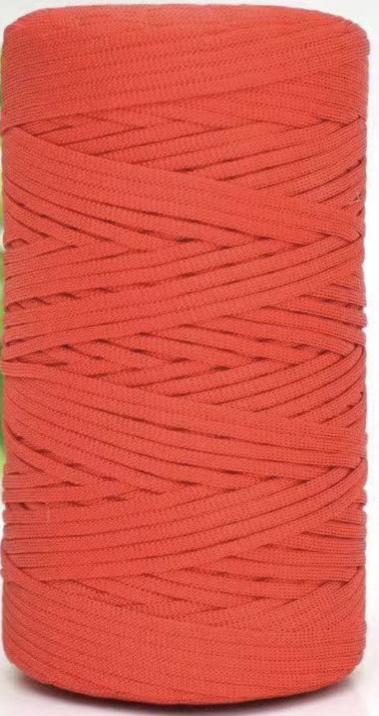 Cordino Piatto Lucido 3 mm in Poliestere per Borse all’Uncinetto – 260 g 230 m