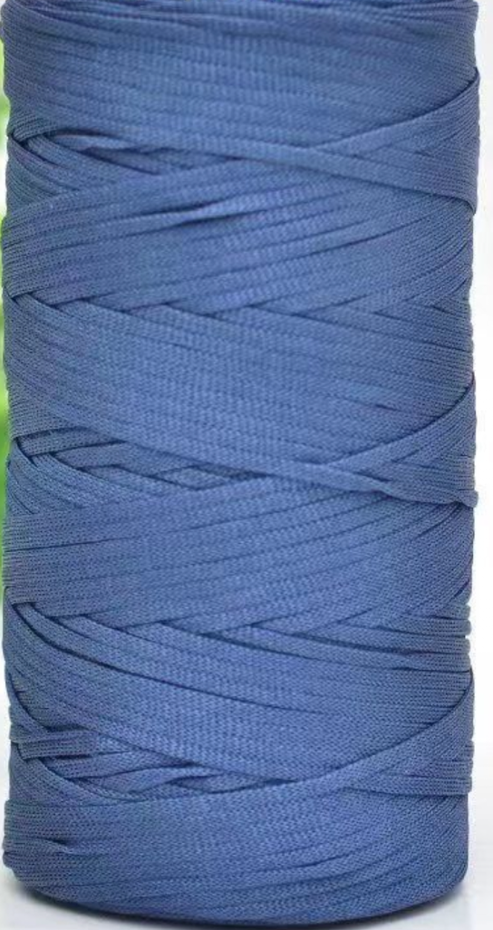 Cordino Piatto Lucido 3 mm in Poliestere per Borse all’Uncinetto – 260 g 230 m