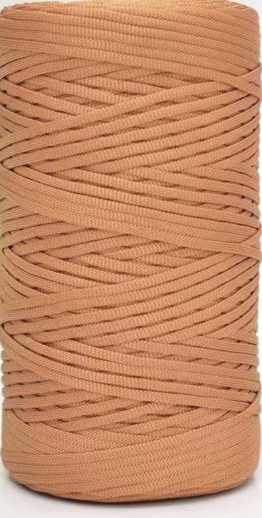 Cordino Piatto Lucido 3 mm in Poliestere per Borse all’Uncinetto – 260 g 230 m