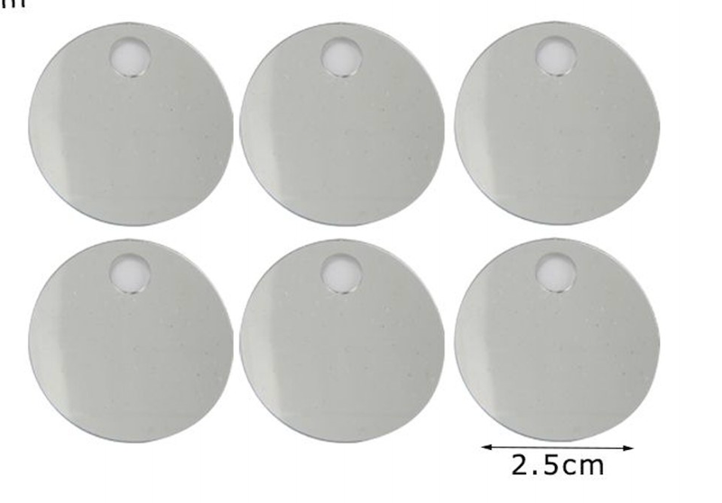 Paillettes  Rotonde 2,5 cm  15GR con foro 5mm