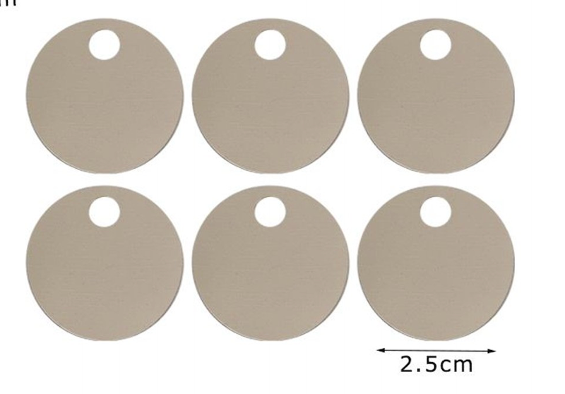 Paillettes  Rotonde 2,5 cm  15GR con foro 5mm
