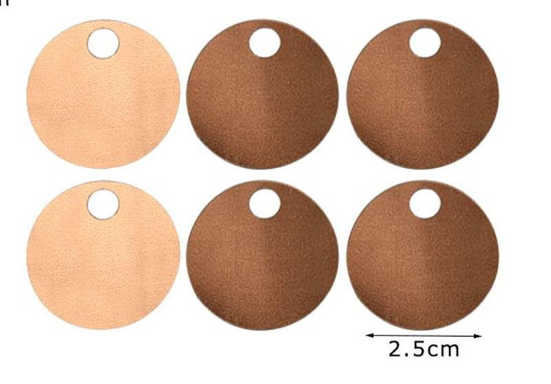 Paillettes  Rotonde 2,5 cm  15GR con foro 5mm
