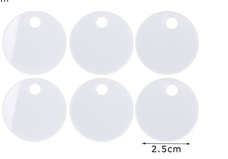 Paillettes  Rotonde 2,5 cm  15GR con foro 5mm