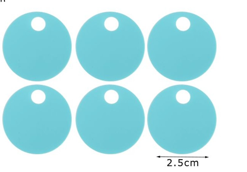 Paillettes  Rotonde 2,5 cm  15GR con foro 5mm