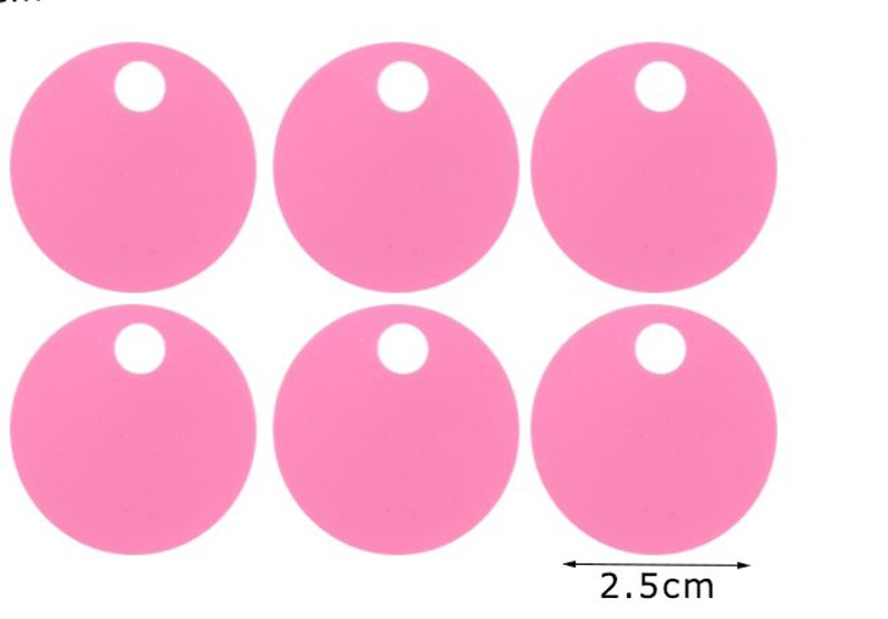 Paillettes  Rotonde 2,5 cm  15GR con foro 5mm